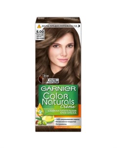 Крем краска для волос Color Naturals 6 00 Глубокий светло каштановый 110 мл Garnier