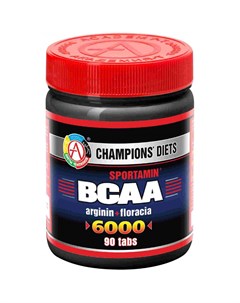 Аминокислоты Sportamin BCAA 6000 90 таблеток Академия-т