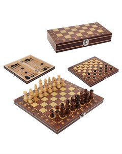 Игра настольная Шахматы шашки нарды поле 24х24 см арт 200367957 Наша игрушка