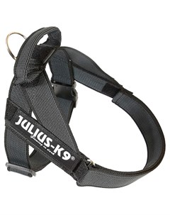 Шлейка для собак Ремни IDC Color Gray размер 2 67 97 см 28 40 кг черная Julius-k9