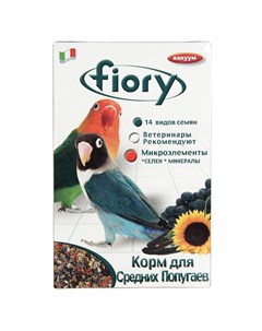 Корм для средних попугаев Parrocchetti African 800 г ТМ Fiory