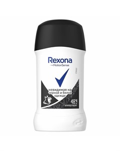 Антиперспирант Невидимая защита на чёрном и белом стик 40 мл Rexona