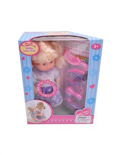 Игровой набор Маленькая мама звуковые эффекты кукла 26 см 5 предметов ТМ Наша игрушка