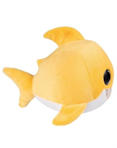 Игрушка мягкая Глазастик Акула 22 см желтый Fancy