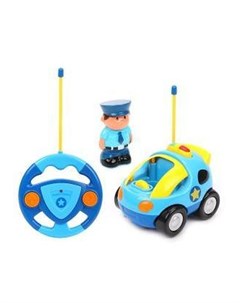Радиоуправляемая игрушка Полицейская машина 2 канала световые эффекты музыка ТМ Жирафики