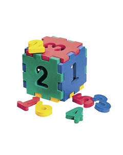 Конструктор кубик с цифрами ТМ Флексика