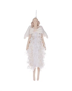 Фигурка декоративная Девушка ангел подвеска 13x31 см арт 148 110 Lefard
