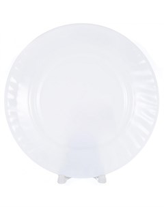 Тарелка мелкая Белая 230 мм арт 130 21074 Olaff