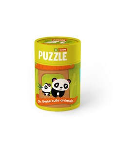 Игровой набор Зоология для Малышей Хвостатые друзья пазлы и карточки с заданиями Mon puzzle