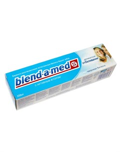 Зубная паста С Активным Фтором Деликатное Отбеливание 100 мл Blend-a-med