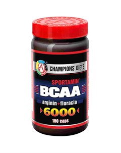 Аминокислоты Sportamin BCAA 6000 180 капсул Академия-т