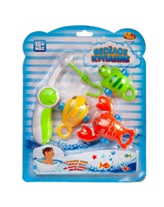 Набор игрушек для ванной Веселое купание Рыбалка 4 предмета Abtoys