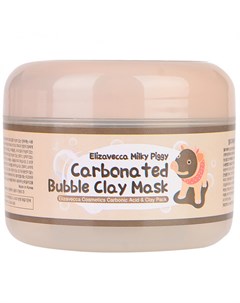 Глиняная кислородная маска для лица Milky Piggy Carbonated Bubble Clay Mask 100 мл Elizavecca