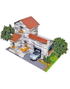 Конструктор Дом с гаражом 500 деталей ТМ Архитектурное моделирование