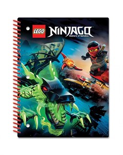 Тетрадь на спирали Ninjago 70 листов в линейку Lego