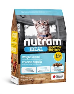 Сухой корм Ideal Solution Support I12 Weight Control Cat Food контроль веса для кошек 1 13 кг Nutram