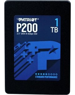 Твердотельный накопитель SSD 2 5 1 Tb P200 Read 530Mb s Write 460Mb s 3D NAND TLC Patriòt