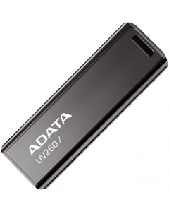 Флеш накопитель 64GB UV260 USB 2 0 Черный Adata