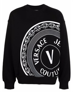Толстовка с принтом Emblem Versace jeans couture