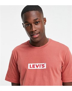 Свободная футболка розового цвета с прямоугольным логотипом эксклюзивно для ASOS Levi's®