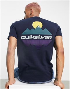 Темно синяя футболка Reflect Quiksilver