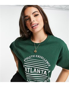 Свободная футболка с надписью Atlanta Daisy street