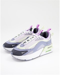 Фиолетово серые кроссовки Air Max Furyosa Nike