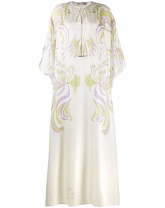 Платье с длинными рукавами и графичным принтом Emilio pucci