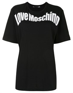 Футболка с логотипом Love moschino