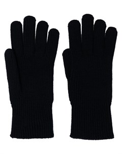 Шерстяные перчатки с нашивкой логотипом Moncler