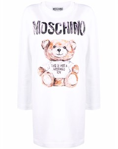 Платье мини с принтом Teddy Bear Moschino