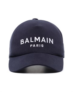Бейсболка с вышитым логотипом Balmain