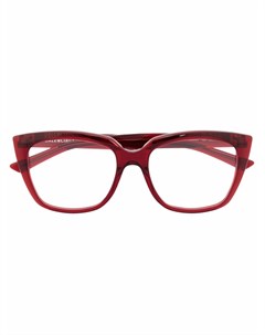 Очки в прозрачной оправе кошачий глаз Balenciaga eyewear