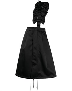 Расклешенное платье с бантами Comme des garçons noir kei ninomiya