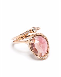 Кольцо Sun Moon из розового золота с бриллиантами Sirciam