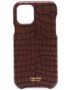 Чехол для iPhone X XS с тиснением под кожу крокодила Tom ford