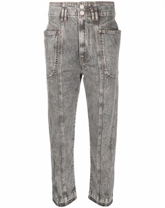 Укороченные джинсы с завышенной талией Isabel marant etoile