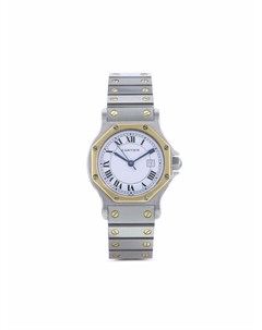 Наручные часы Santos Ronde pre owned 38 мм 1990 х годов Cartier