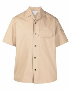 Рубашка с короткими рукавами и карманами Bottega veneta