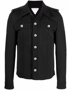Куртка рубашка с контрастной строчкой Bottega veneta