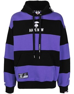 Полосатое худи с кулиской Aape by a bathing ape