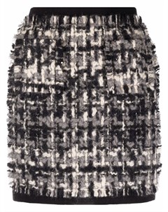 Твидовая юбка с завышенной талией Lanvin