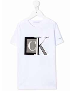 Футболка с логотипом Calvin klein kids