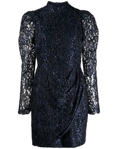 Кружевное платье мини Santorini Black halo