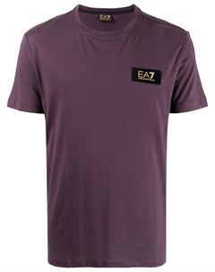 Футболка с нашивкой логотипом Ea7 emporio armani