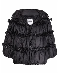 Пуховик с оборками Comme des garçons noir kei ninomiya