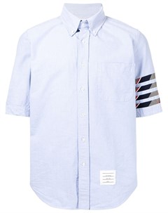 Рубашка с короткими рукавами и полосками 4 Bar Thom browne