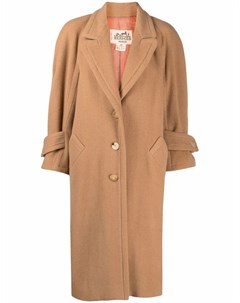 Пальто миди 1980 х годов с рукавами реглан Hermès