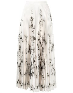 Плиссированная юбка Nesrine с цветочным принтом Erdem