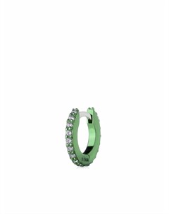 Серьга кольцо EERA из белого золота с бриллиантами Eera